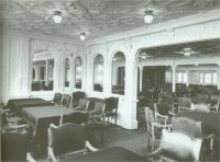Salon d'attente et restaurant 1re classe