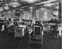 Salon d'attente du restaurant 1re classe