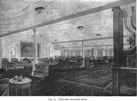 Salon d'attente du restaurant 1re classe