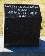 Mr Battista Antonio (Baptiste) ALLARIA