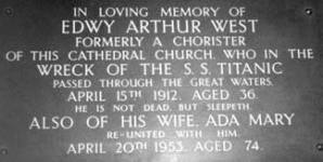 Mme Ada Mary WEST ne WORTH (Mrs Edwy Arthur)