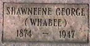 Mme Shawneene 'Jenny' WHABEE ne ABI-SAAB (Mrs George Joseph)