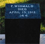 Mr Frederick William WORMALD